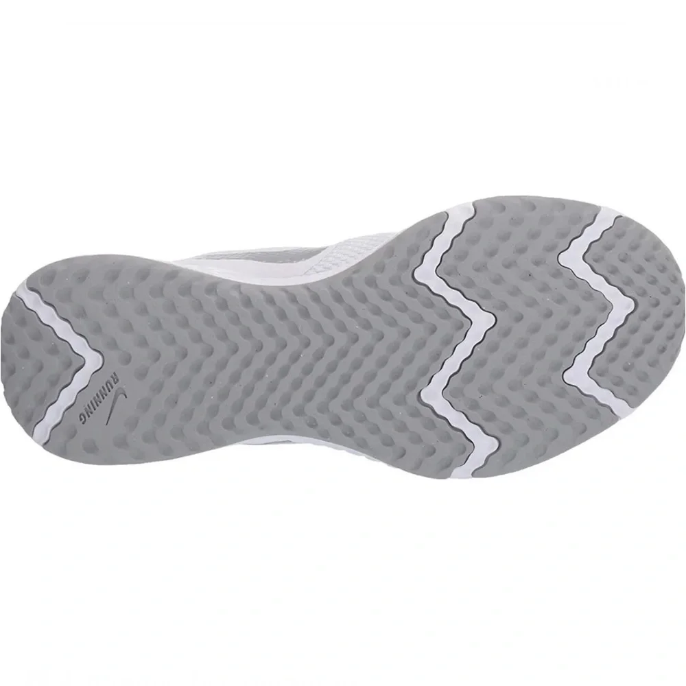 Nike Revolution 5 Sneakers Running Shoes Lace White Pure Platinum Mesh Unisex - Picture 3 of 15